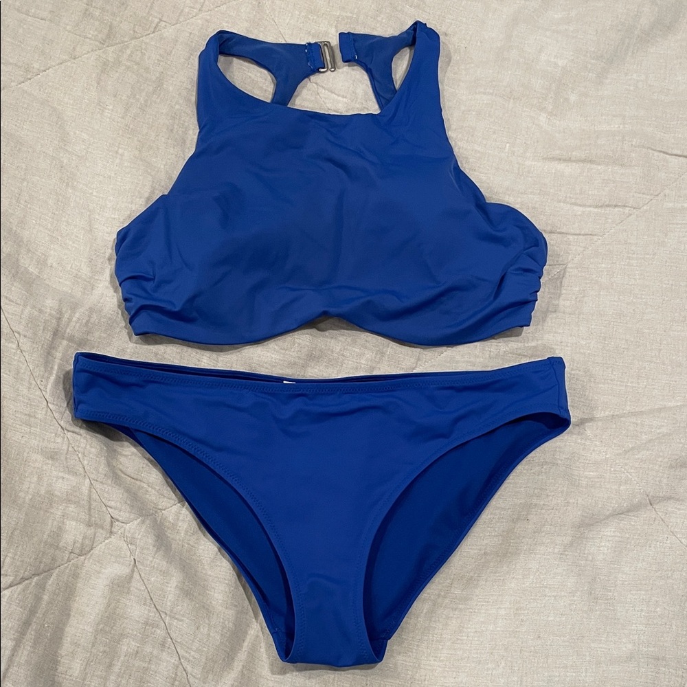 Athleta Royal Blue Bikini Set